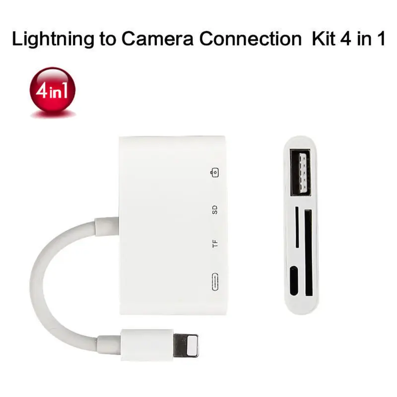 Aliexpress.com : Buy 4 in 1 For Lightning to USB Camera