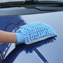 Gant de lavage en microfibre pour voiture gant de lavage en Chenille à fibres ultrafines