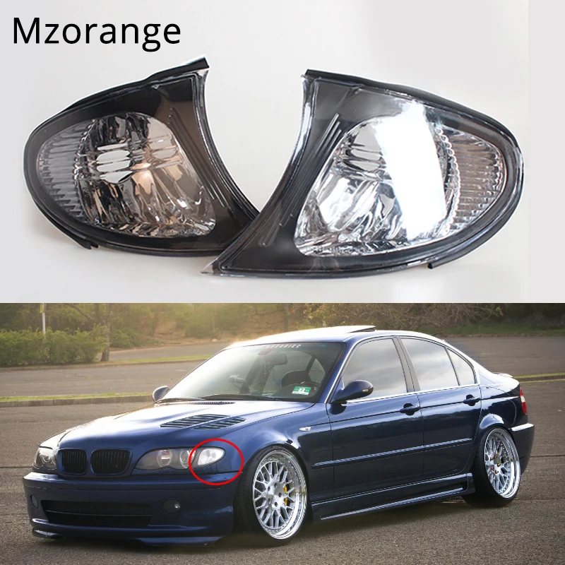 Brand New Car Corner Lights Sidelights Lens Clear Left&Right For BMW