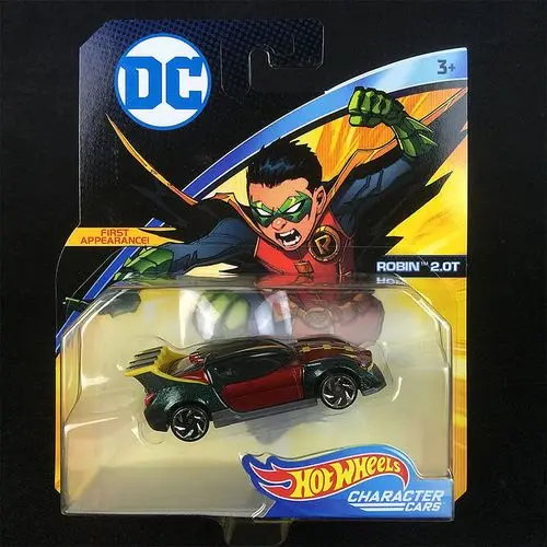 Оригинальные игрушки Hotwheels Dc Comics, имитация металла, мини гоночная модель автомобиля, супер герой, Бэтмен, серия игрушек для мальчиков, Oyuncak, Araba, подарок - Цвет: luobin