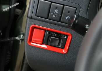 

Lapetus 2 Colors For Choice ! ABS / For Suzuki Jimny 2012 - 2017 Rearview Mirror Adjustment Switch Button Decoration Cover Trim