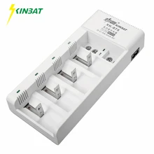 

KINBAT XK-875 4 Slots Intelligent Battery Charger With Connector For Battery C/D AA / AAA 9V Ni-Cd Ni-MH Rechargeable Batteries