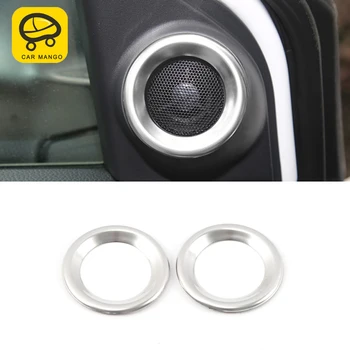 

CarManGo for Honda CRV C-RV 2017 Car Auto front column loudspeaker frame Sitcker decoration trim cover Accessories