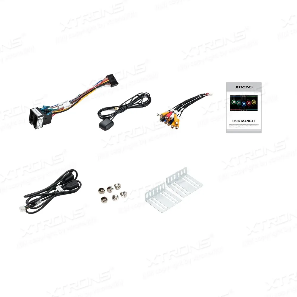 Discount XTRONS Universal 6.95" HD Digital Touch Screen Double Din Car autoradio Stereo Radio DVD Player GPS Navigation SD USB SWC 1080P 5