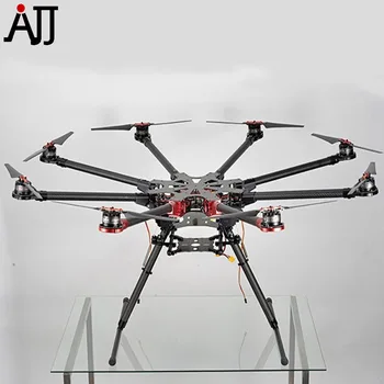 

RCTimer S1100 Octocopter Foldable Carbon Fiber Frame Kit Pro Quadcopter Multi-Rotors with 4114 Motor HV40A ESC Propeller Combo