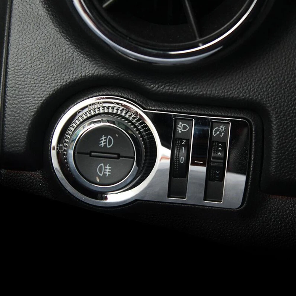

2014 New For Chevrolet Cruze Malibu Cruze Buick Encore 2012 REGAL Excelle GT/XT Stainless Steel Lamp Headlight Switch Decoration