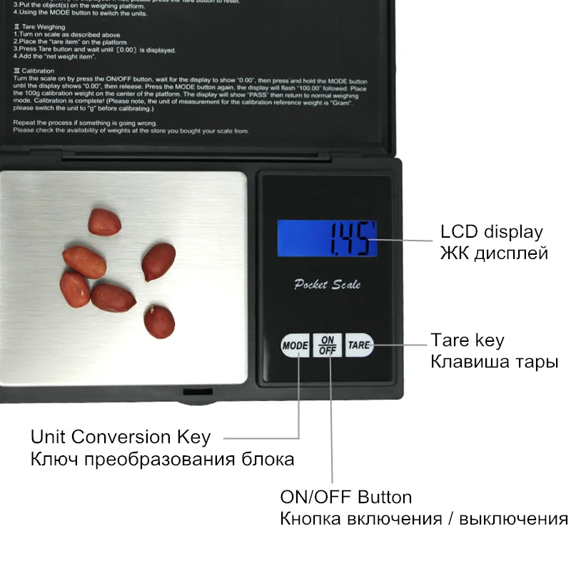 Цифровые электронные весы 1000 г, 0,1 г, ювелирные изделия, вес золота, грамм, ЖК-дисплей, Мини Карманные весы, 1 кг, скидка 30