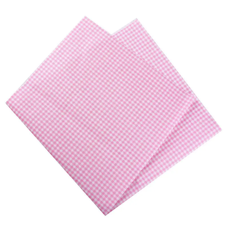 Красный, розовый, фиолетовый, 50X50 см, хлопок, цветочный узор, в горошек, в полоску, клетчатая ткань для кукол, Лоскутная одежда, шитье, рукоделие, 53126 - Цвет: A5