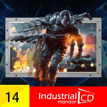 

M140-OF01R 14" Open Frame Widescreen LCD Resistive Touch Screen monitor with DVI interface And 16:9 Ratio