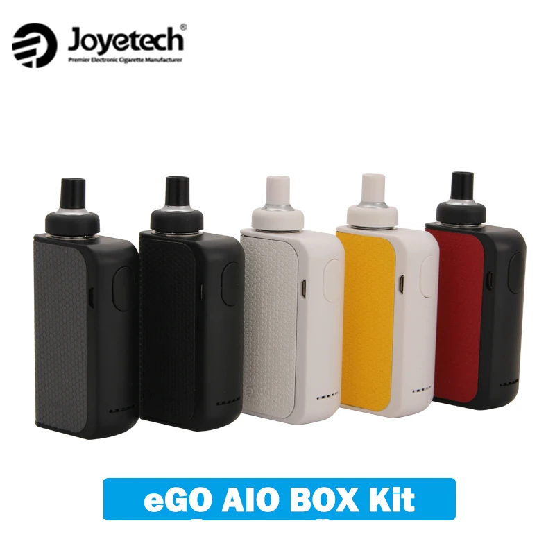 

Electronic Cigarette Joyetech EGO AIO Box Kit 2ml Atomizer Capacity BF SS316 Coil and 2100mAh Built-in battery joyetech AIO Kit