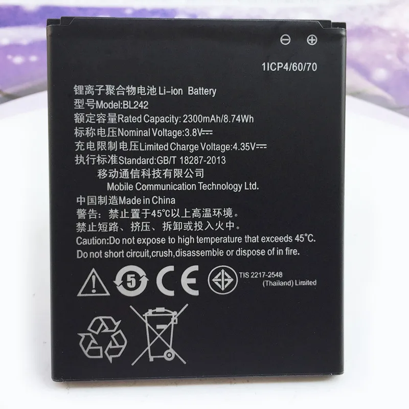 

BL242 100% New High Quality 2300mAh Mobile Phone Battery For LENOVO VIBE C A2020 A2020a40 Batteries