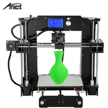 Full Arcylic 3D-Printer A6 Big Size 220*220*250mm Reprap Prusa i3 DIY 3D Printer Kit with Filament Aluminum Hotbed for free