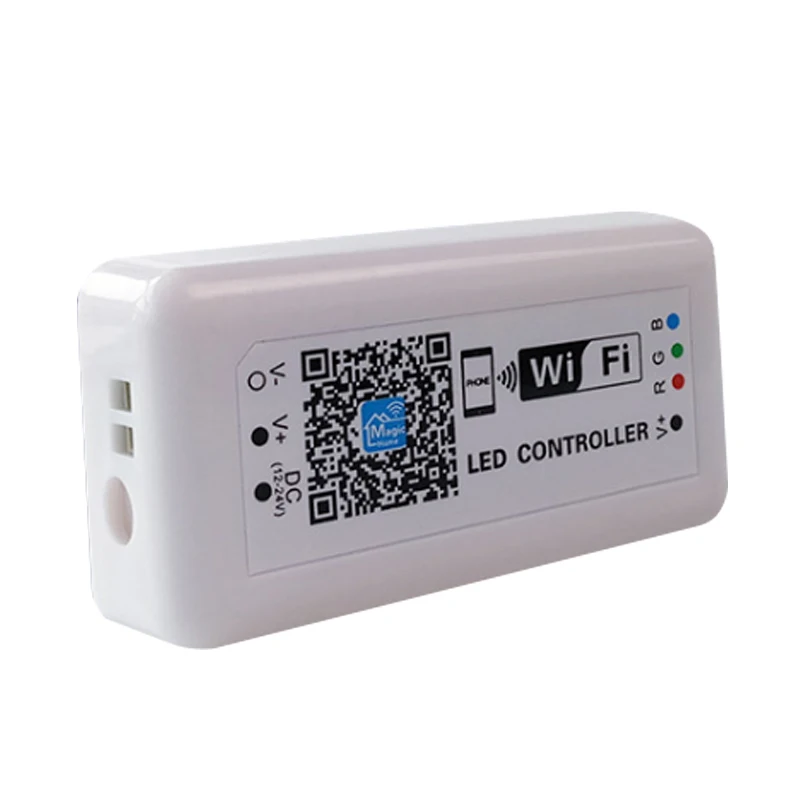 DC 12 В 24 В smart WI-FI RGB светодио дный контроллер для 5050 3528 SMD RGB Светодиодные ленты свет Применение IOS и Android мобильного
