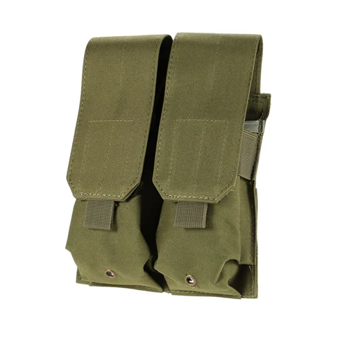 Army Green Тактический Молл M4/16 5.56 мм Двухместный Mag подсумок подходит для всех видов тактический жилет для Airsoft Пейнтбол Охота - Цвет: Army Green