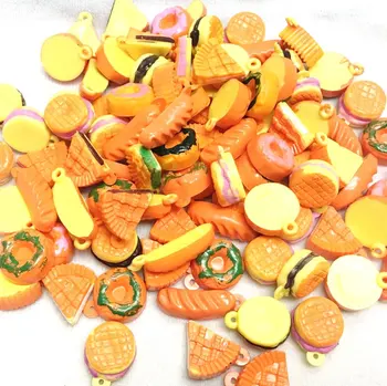 

100X cake Decoration - 4 Food - Charm Bracelet Girls Beads Necklace Fashion Pinata Birthday Party Favors Gift Novelty Prize