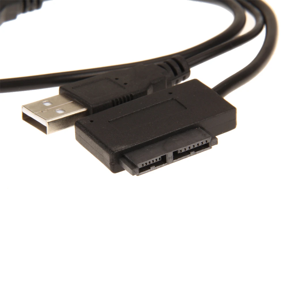 Cwxuan USB 2.0 to 7+6 13Pin Slimline Slim SATA CD DVD Adapter Cable