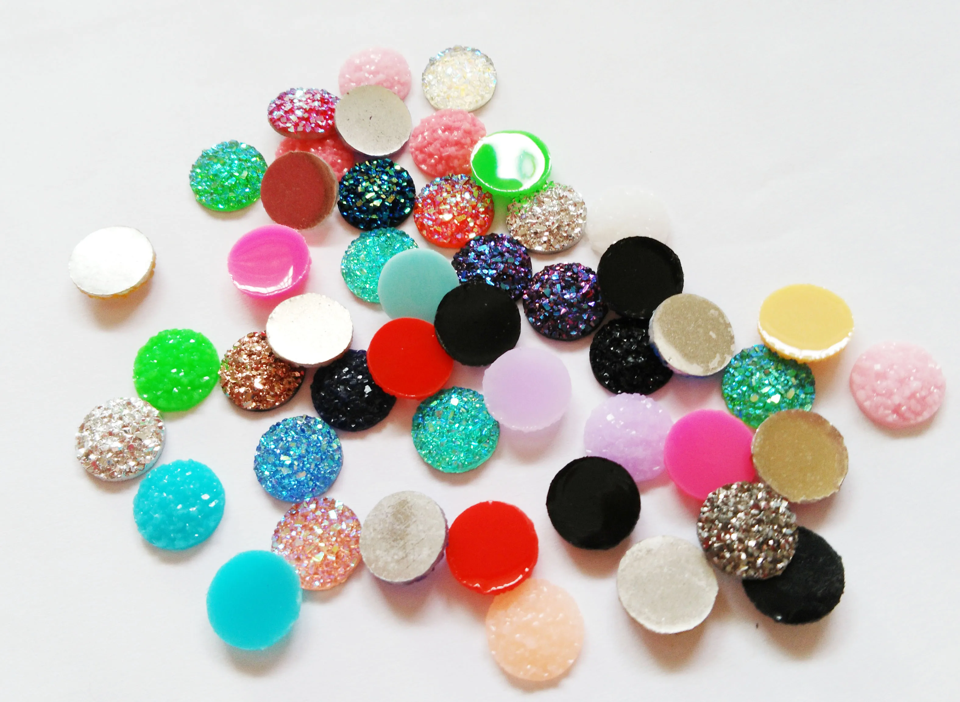 Серьги гвоздики с искусственной друзой 1 цвет|druzy stud earrings|stud earringsdruzy earrings |