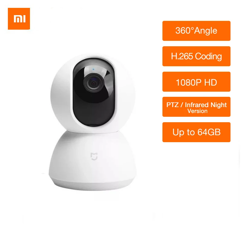 Оригинальная глобальная версия Xiaomi Mijia умная камера 1080P ночного видения hd