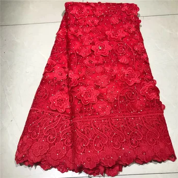 

African Lace Fabric 2019 Milk silky Lace Fabrics High Quality net Lace Embroidery French Tulle Lace Fabric For Wedding