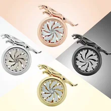 Высококачественный Леопардовый освежитель воздуха с гальваническим покрытием, автомобильный освежитель воздуха с зажимом для кондиционера, автомобильный освежитель воздуха с запахом, аксессуары для стайлинга автомобилей