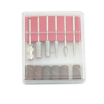 

NEW Fashion Manicure Pedicure Nail Art File Drill Bits Pen Electric Machine Set