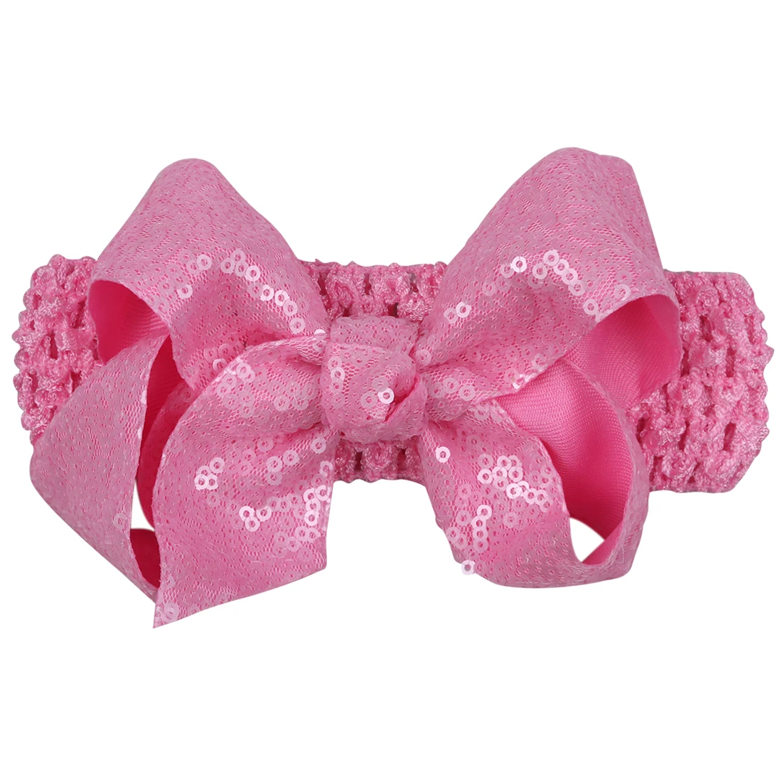 1PC45inchNewFashionSequinKnotHeadbandChildrenHeadBandsGirls