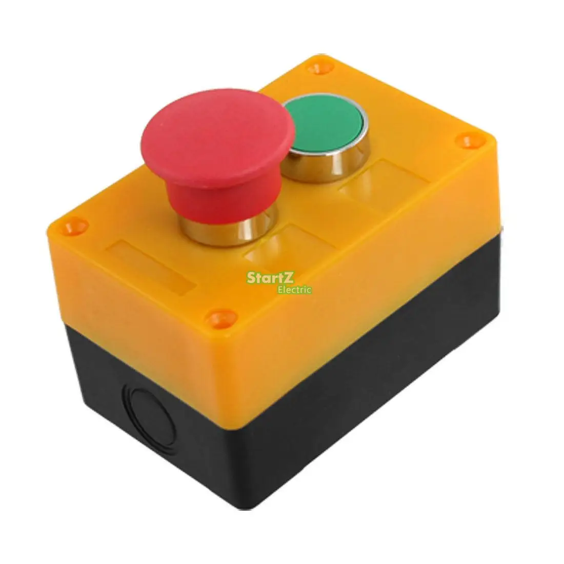 

AC 240V 400V Red Green Momentary Mushroom Flat Push Button Switch Control Box