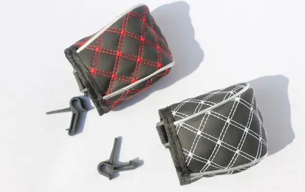 Микро-волокна сумка для хранения для автомобиля AC vent автоматический выход вентиляционное отверстие разное Организатор держатель для мобильного чехол очки держатель