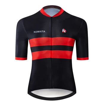 

KEMAITA New 2019 Team Pro-Cut Cycling Jersey Short Sleeves Bike Wear Breathable Men's Road Bicycle Maillot