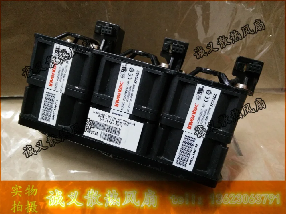 

Free Shipping DL360 G5 Server Fan 4048 IFD04048B12 12V 1.9A For BL45P G2 P/N:412212-001 418037-001