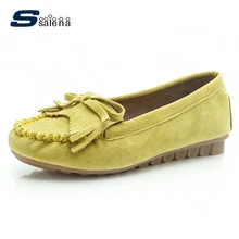 Брендовые женские туфли-оксфорды; коллекция года; Высококачественная замшевая женская повседневная обувь на плоской подошве; удобная обувь в горошек; AA40501