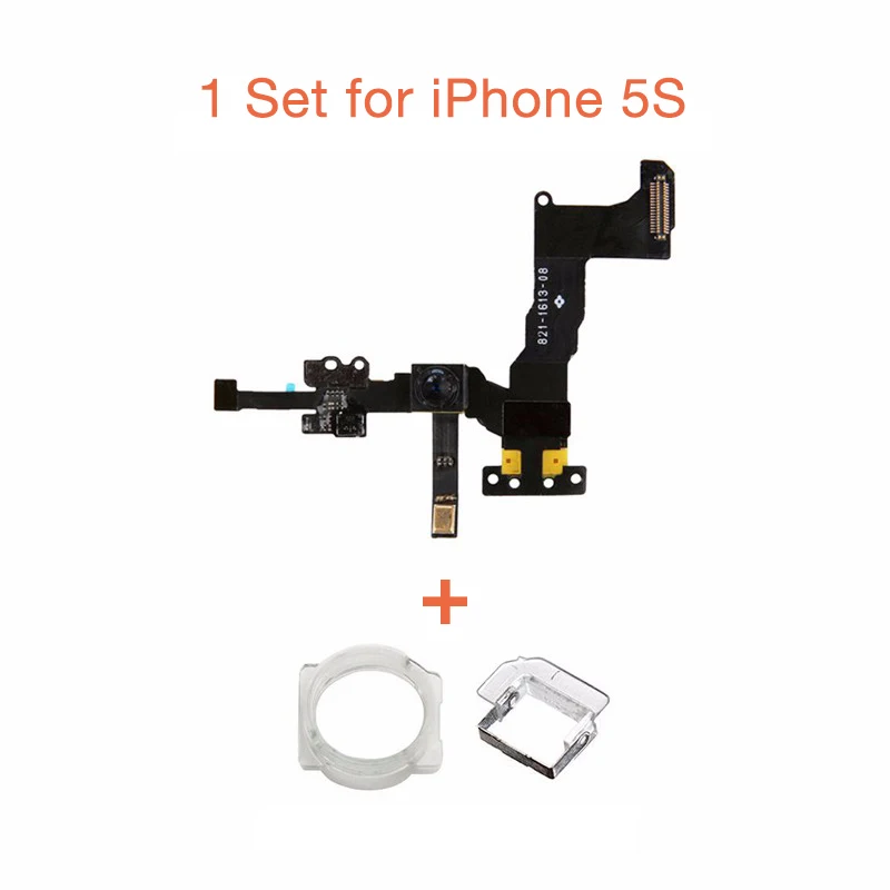 Кольцевой держатель для передней камеры класса AAA iPhone 5 5S 5C 6S 6 Plus объектив с прямым