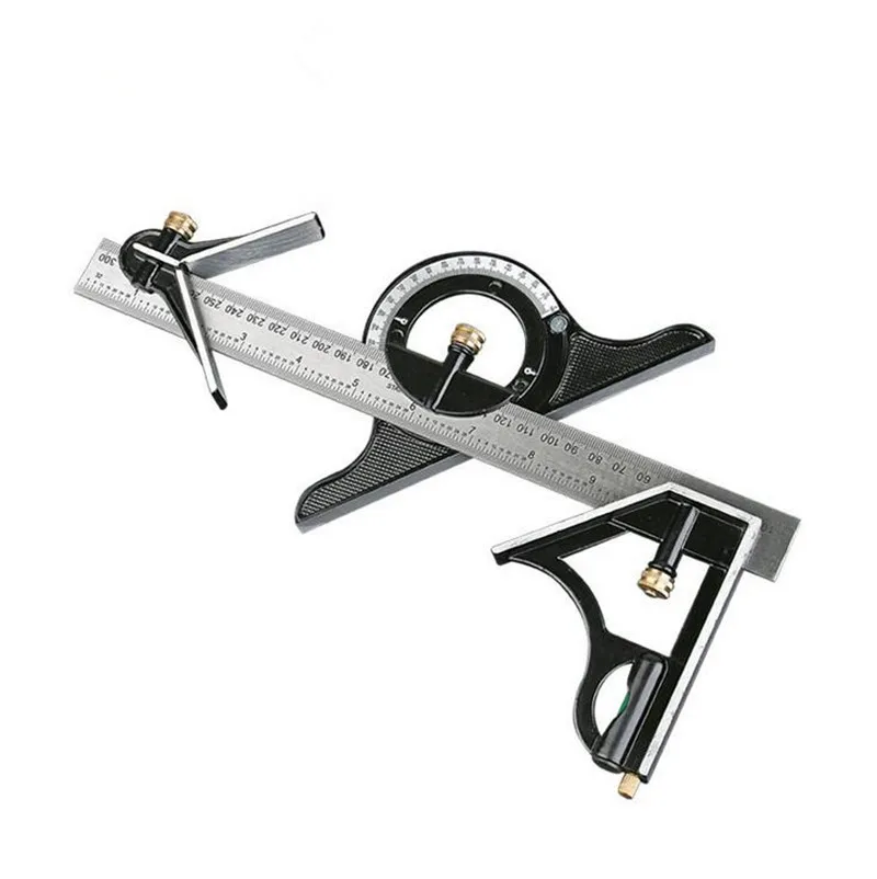 Combination Square Angle Ruler Stainless Steel protractor Multi
