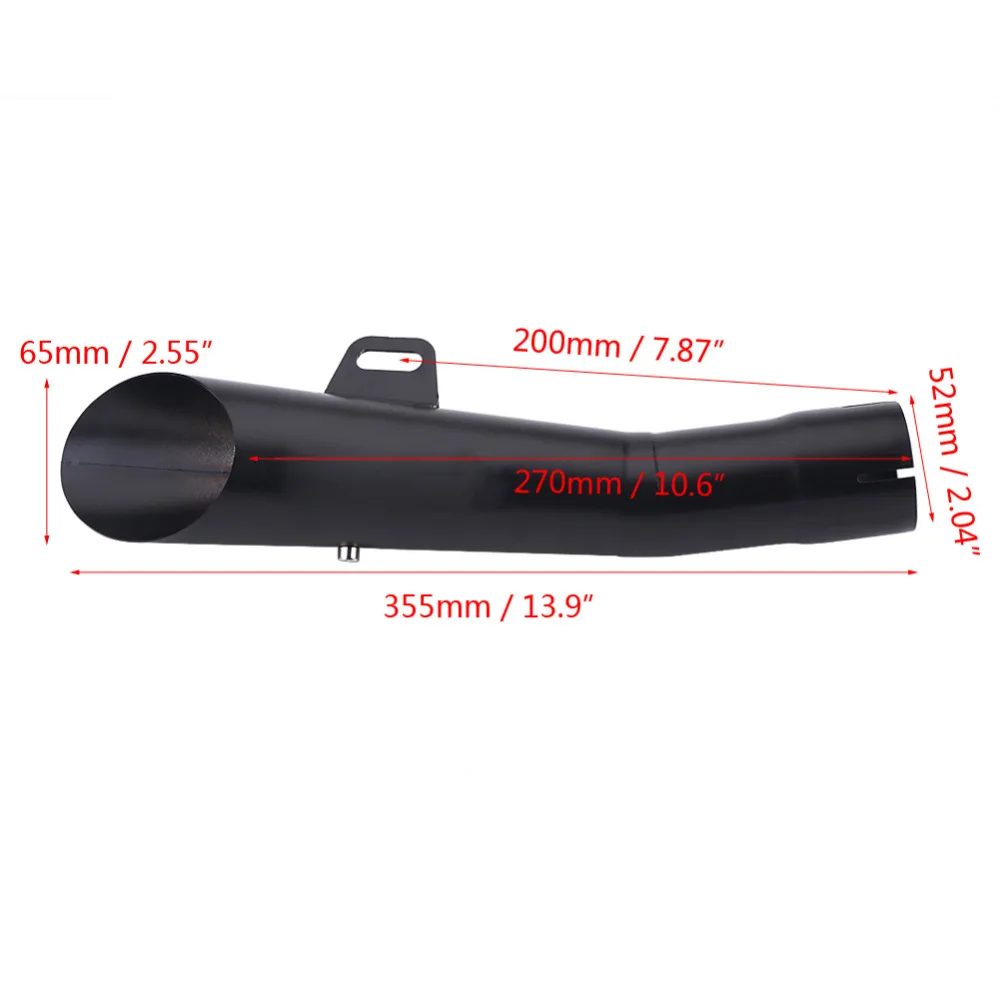 Acero inoxidable silenciador de Escape de motocicleta Motocross Scooter Escape sistema de Escape modificado para la mayoría Motocross
