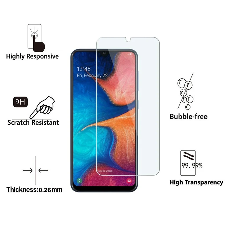 Закаленное стекло для samsung galaxy a10 протектор экрана на samsung a10 защитное стекло samsun galax a10 a 10 a105f пленка