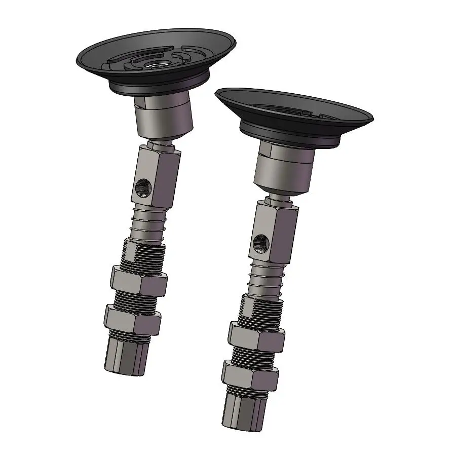 

LNAPF-ESWA-5-TS-60-10-N, Swivel pad with spring fitting, Universal joint vacuum sucker, ball joint vacuum suction cup