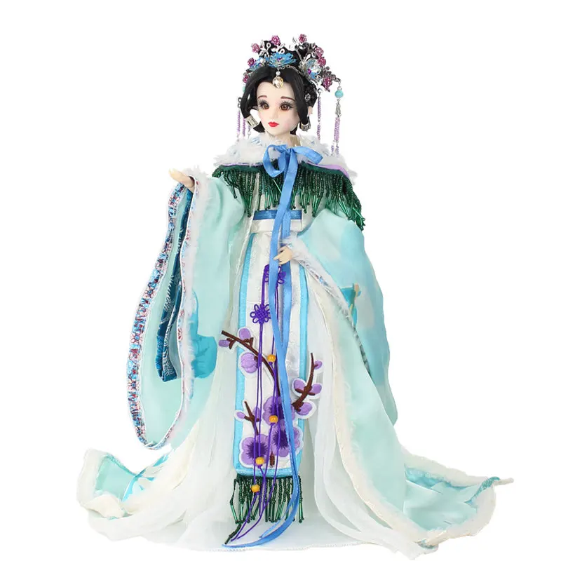 Фортуны дней для 1/4 Восток очарование кукла 35 см высоко китайский костюм набор ручной работы высокое качество reborn Игрушки для девочек Подарки