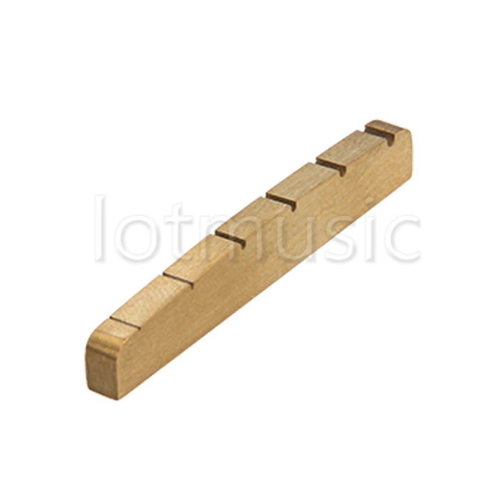Electric Guitar Nut for Electric Guitar Parts Slotted Brass 42mm Length