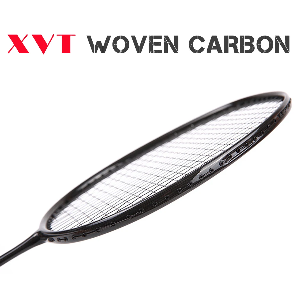 XVT Professional Woven Carbon/ Arylate Carbon Badminton Racket With