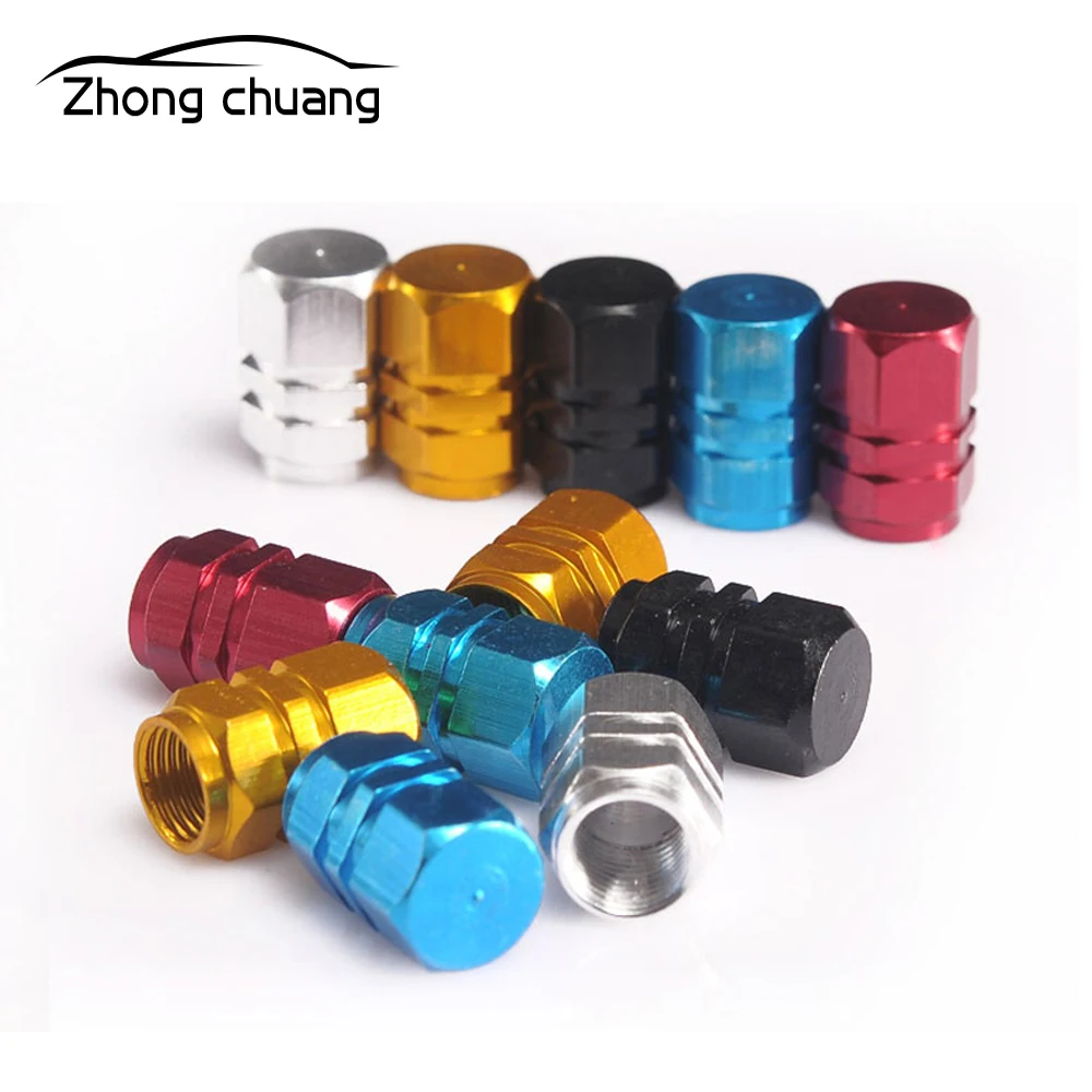 

Car tire valve stem cap 4 Pack / bag anti-theft bonnet car tire valve valve tire valve cover gas seal cover accessories