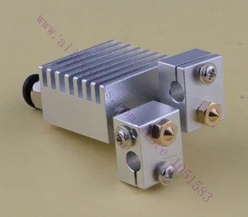 

Funssor Chimera Hotend- Clone Multi-extrusion hotend kit V6 Dual Head Extruder HotEnd 0.4mm Nozzles 1.75mm/3.0mm,