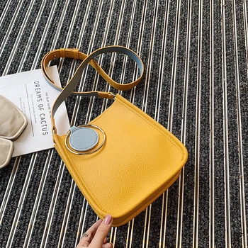 

Fashion Simple Pure PU Leather Shoulder Bag crossbody bags for women sac main femme bags for women 2019 bolsa feminina