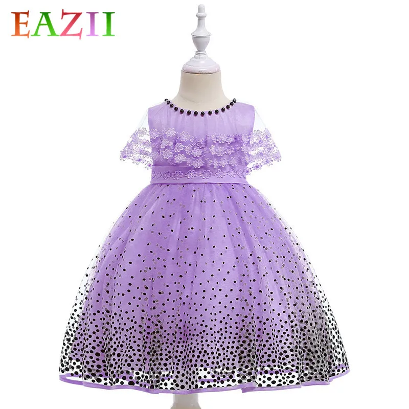 

Flower Girl Dress For Wedding Baby Girl 3-8 Years Birthday Outfits Children's Girls First Communion Dresses Girl Kids Party Wear