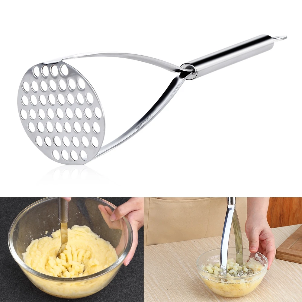 Stainless Steel Potato Press Blender Masher Crush Kitchen Tool for