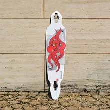 KOSTON pro carving style longboard deck with 8ply canada maple hot air pressed, long skateboard decks for cruising purpose