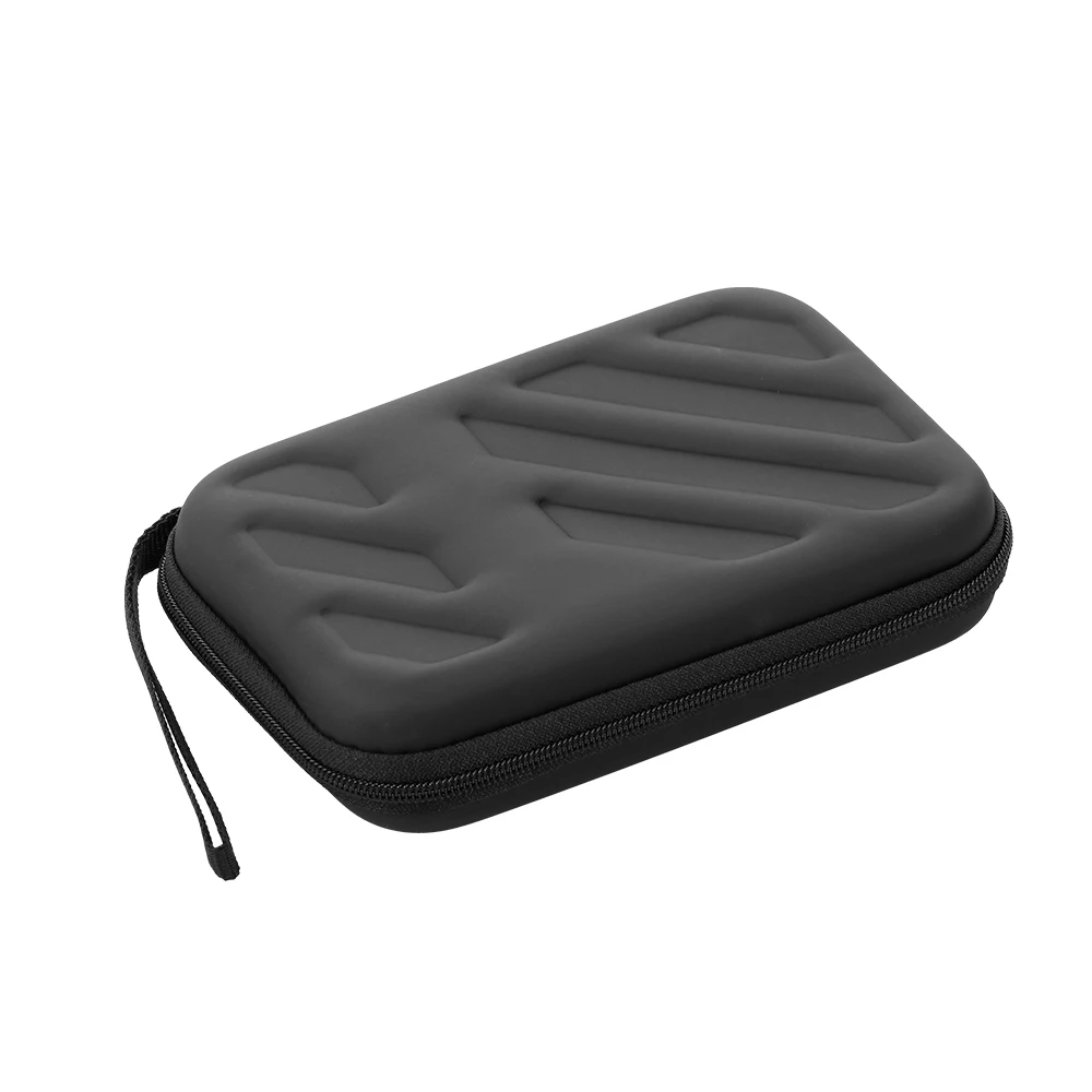 

External Hard Drive Disk Case Shockproof EVA Case 2.5in HDD with Mesh Pocket and Soft Inner Fabric Carrying Case for Travel and Office Use