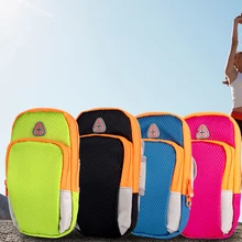 Спортивная нарукавная Сумка для бега, бега, спортзала, нарукавная сумка, чехол, держатель с музыкальной гарнитурой, отверстие, подходит для улицы