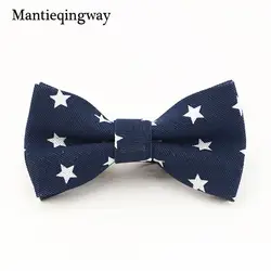 Mantieqingway/галстуки-бабочки для мальчиков, детские галстуки для свадьбы с принтом, детские галстуки-бабочки из хлопка и льна, Подарочный