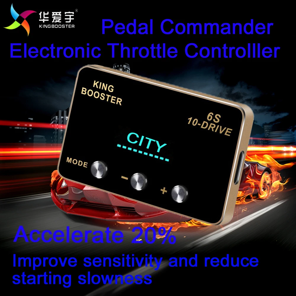 Автомобильный электронный контроллер дроссельной заслонки, педаль командира, коробка для педалей, простая установка для HONDA CIVIC FK2,12