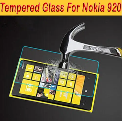 

Original Anti-shatter Tempered Glass For Nokia Lumia 920 9H Hard Ultra Thin Screen Protector For Nokia Lumia 920><